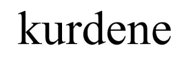 Kurdene logo