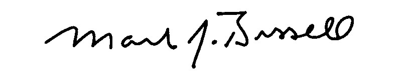 Mark J. Bissell signature