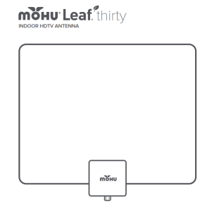 MohuLeaf thirty Indoor HDTV Antenna Manual Image