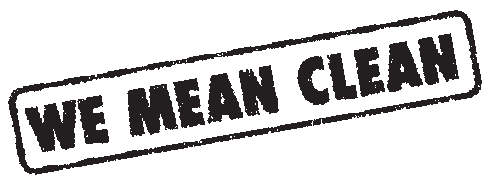 WE MEAN CLEAN logo
