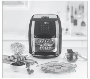 gourmetmaxx 02095 Airfryer with Skewer Manual Image