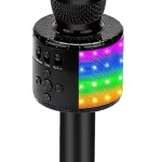BONAOK Bluetooth Karaoke Microphone LED Lights manual Thumb