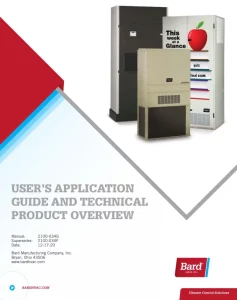 Bard Hvac WALL MOUNT, I-TEC & Q-TEC Air Conditioners and Heat Pumps Manual Image