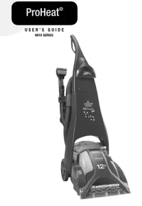 Bissell 8910 Series ProHeat Vacuum manual Image