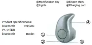 Bluetooth Headset S160 Manual Image