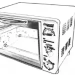 Bravetti Toaster Oven/Rotisserie With Pizza Stone EP277 Manual Thumb