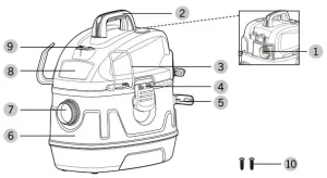 CRAFTSMAN 5 U.S. Gallon* Wet Dry Vac Manual Image