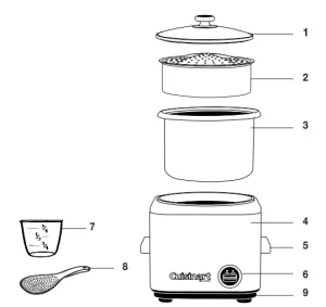 Cuisinart CRC-800 Rice Cooker Manual Image
