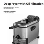 FARBERWARE Deep Fryer with Oil Filtration FBW FT 43721 B Manual Image