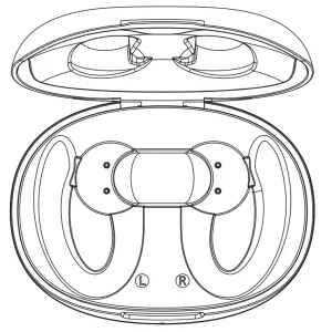 HolyHigh ET6 Wireless Earbuds Bluetooth headphones manual Image