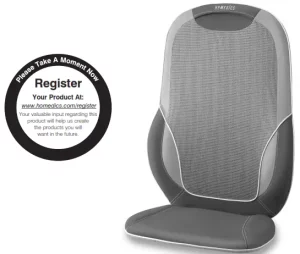 Homedics MCS-510H Total Back + Shoulder Shiatsu Cushion with Heat manual Image