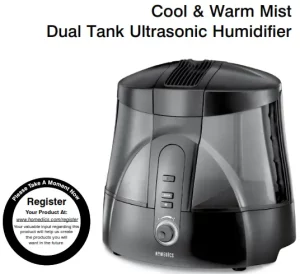 Homedics UHE-WM65 Mist Dual Tank Ultrasonic Humidifier manual Image