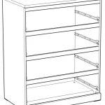 IKEA 203.546.46 MALM Chest of 4 Drawers Manual Thumb