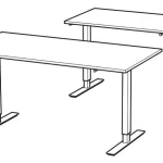 IKEA SKARSTA Desk Sit/Stand Manual Image