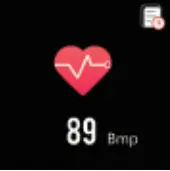 Heart rate screen