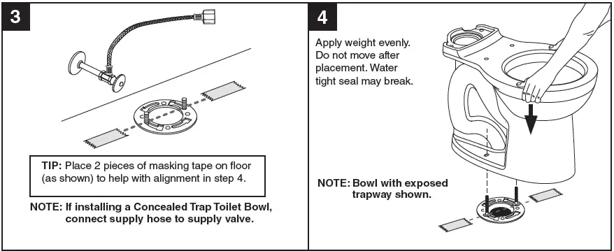 Installation instructions parts 3 and 4