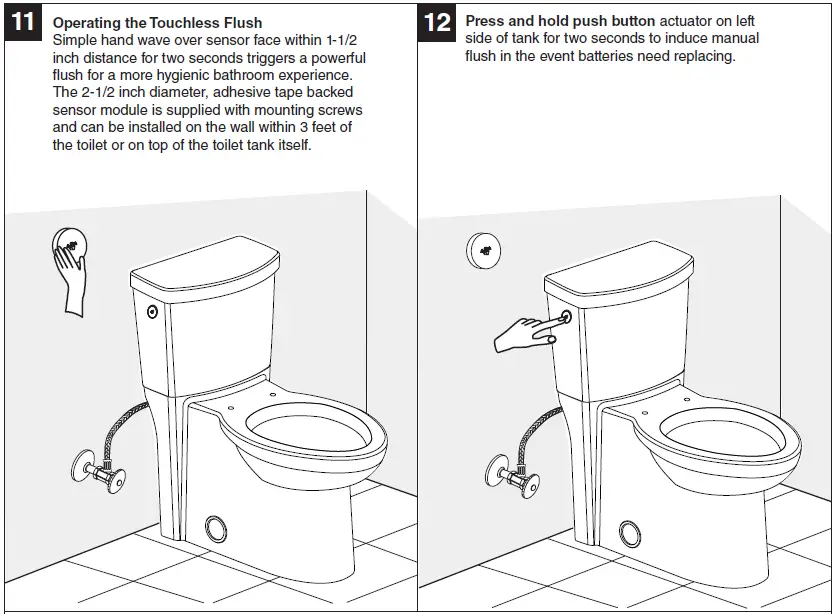 Installation instructions parts 11 and 12