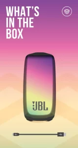 JBL Pulse 5 Portable Bluetooth Speaker with Light Show manual Image