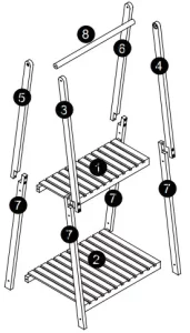 Kmart Timber Plant Stand Manual Image
