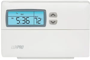 LuxPRO PSP511LC Thermostat Program Manual Image