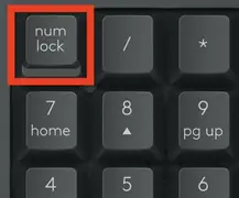 Num lock key