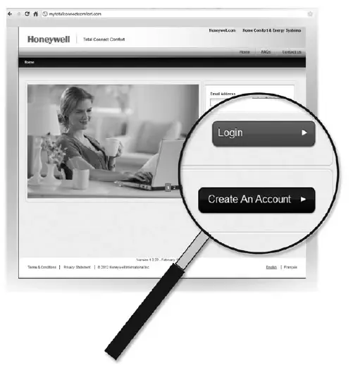 Creating an account to register