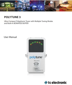 PolyTune 3 Ultra Compact Polyphonic Tuner Manual Image
