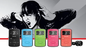 SanDisk Clip Jam MP3 Player Specifications Manual Image