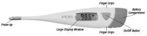 Vicks Speed-Read V911/V912 Thermometer Manual Image