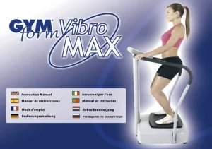 GYM Vibro MAX Manual Image