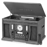 Victrola 8-in-1 Turnable Bluetooth Record Player VTA-754B manual Image