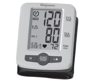 Walgreens Delux Wrist Blood Pressure Monitor WGNBPW-520 manual Image