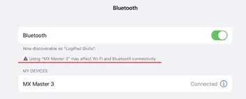 Bluetooth option select