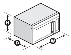 Whirlpool 1.1 cu.ft. Microwave Hood  [WML55011H]  Manual Image