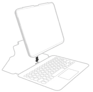 how to turn on zagg ipad keyboard light