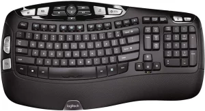 Logitech K350 Wireless Wave Ergonomic Keyboard manual Image