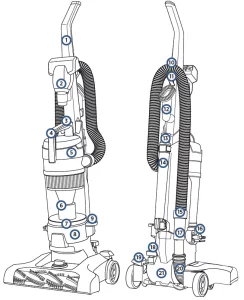 Bissell 1797 Series Powerforce Helix Turbo Rewind Vacuum manual Image