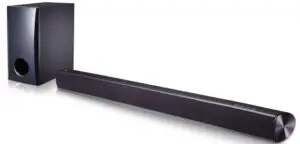 LG SH2 100W Sound Bar with Subwoofer and Bluetooth Connectivity manual Image