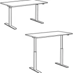 IKEA 393.963.21 Rodulf Desk Sit/Stand Manual Thumb