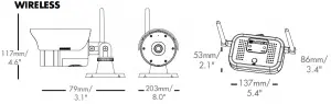 Camera dimensions