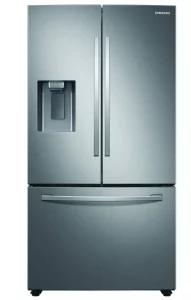 SAMSUNG 27 cu. ft. Large Capacity 3-Door French Door Refrigerator Dual Ice Maker manual Image