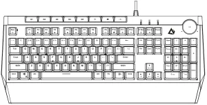 AUKEY Mechanical Keyboard KM-G17 Manual Image