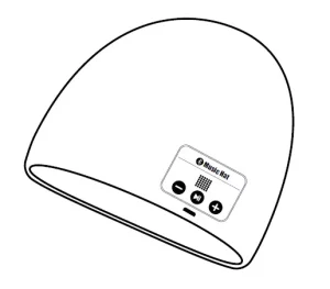 Poocen B08JZDR7S6 Bluetooth Beanie Music hat Manual Image