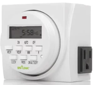 BN-LINK FD60-U6 Dual Outlet Digital Timer Manual Image