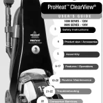 Bissell 1699/ 8905 Series ProHeat ClearView manual Thumb