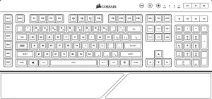 CORSAIR K57 RGB Wireless Gaming Keyboard manual Image