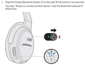 Selecting how to connect the headphones