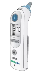 Braun WelchAllyn ThermoScan Ear Thermometer Pro 6000 Manual Image