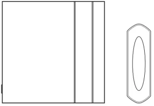 HAMPTON BAY HB-7316-00 Wireless Plug-In Doorbell Kit manual Image