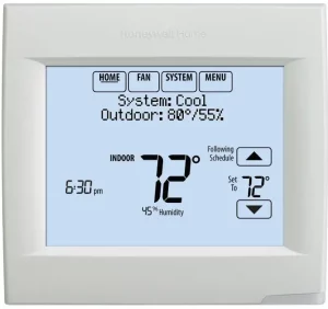 VisionPRO 8000 WiFi Programmable Thermostat manual Image